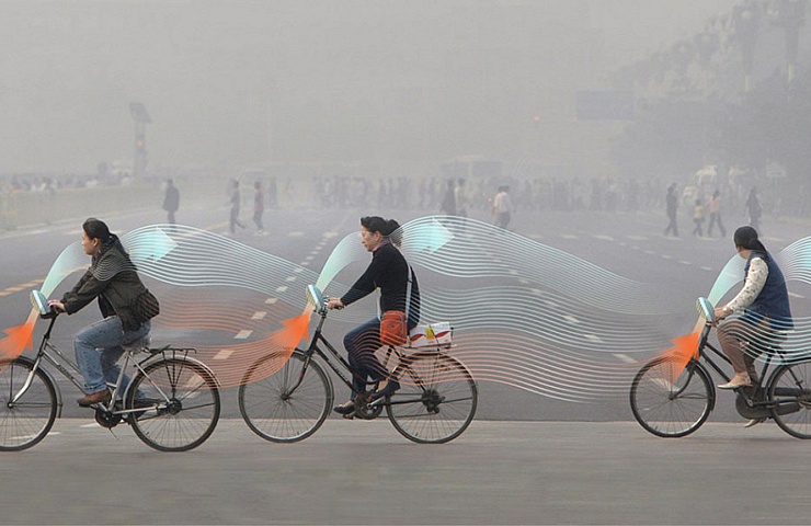 Montar en esta bici reduce la contaminación