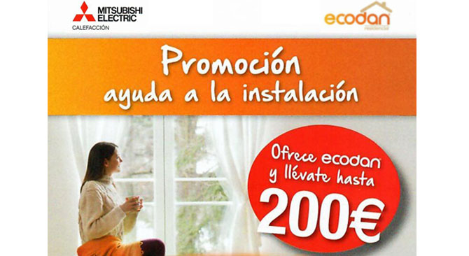 Promoción exclusiva Bropro: Instalación gama ECODAN, de Mitsubishi Electric